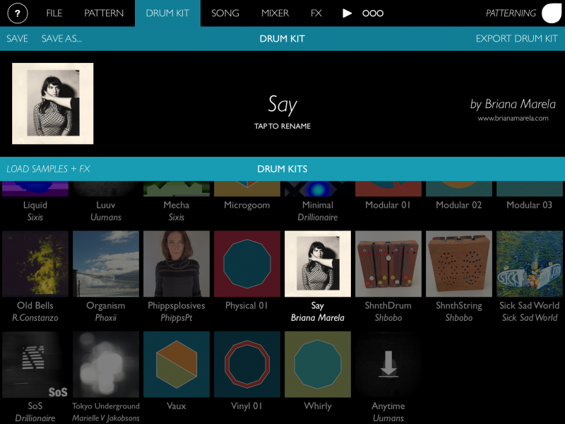 Patterning Drum Machine