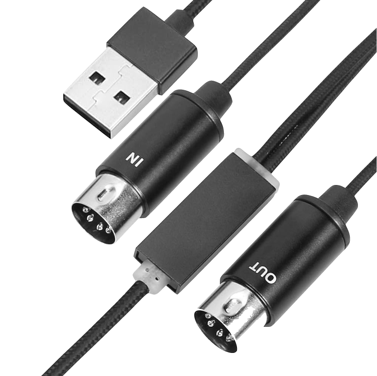 MIDI - USB-A 轉接線/介面