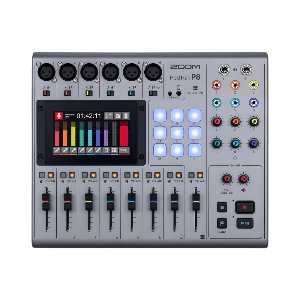 PodTrak P8 Podcast 桌上型錄音機