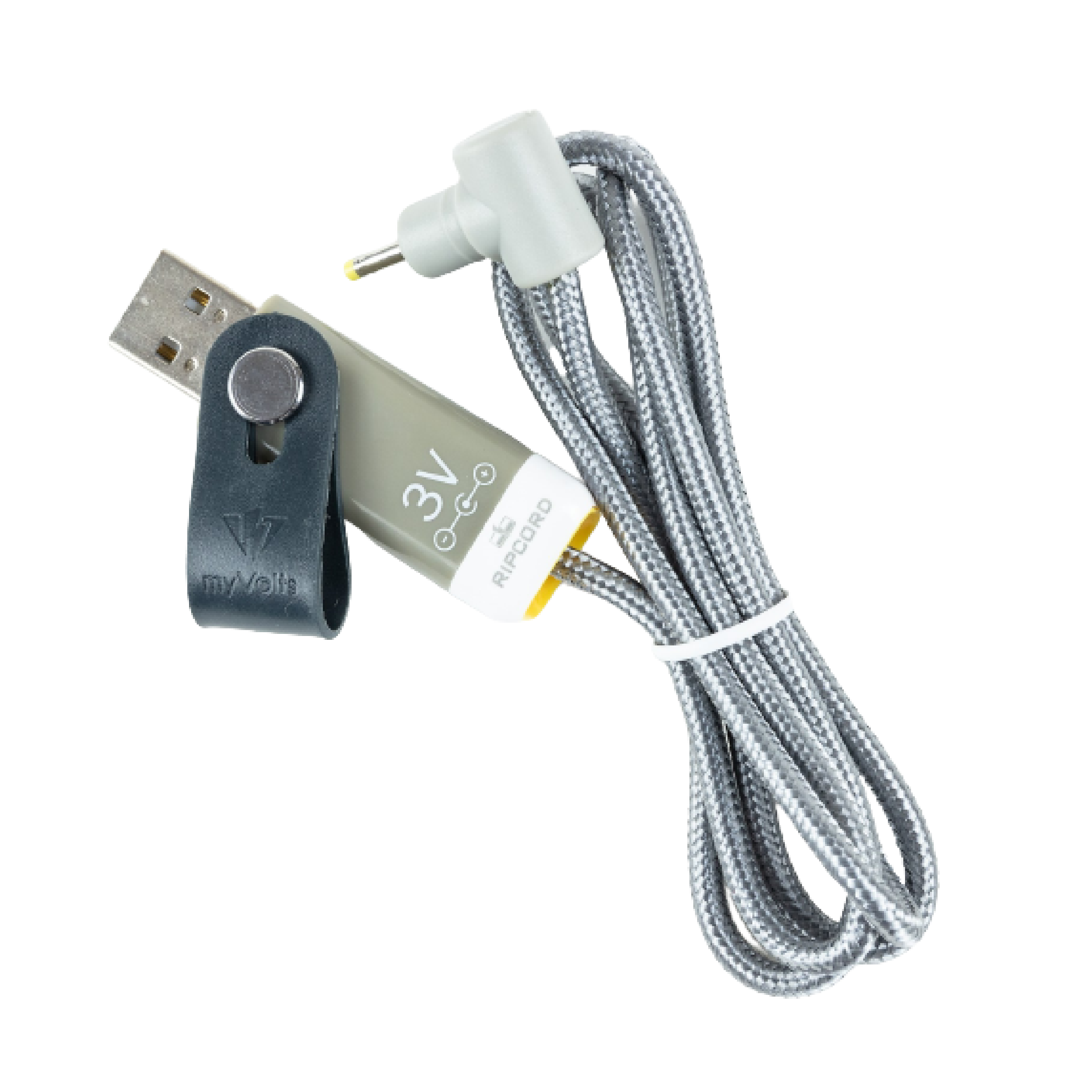 Ripcord 3V USB 轉 DC 電源線 USB轉直流電線材 內正外負