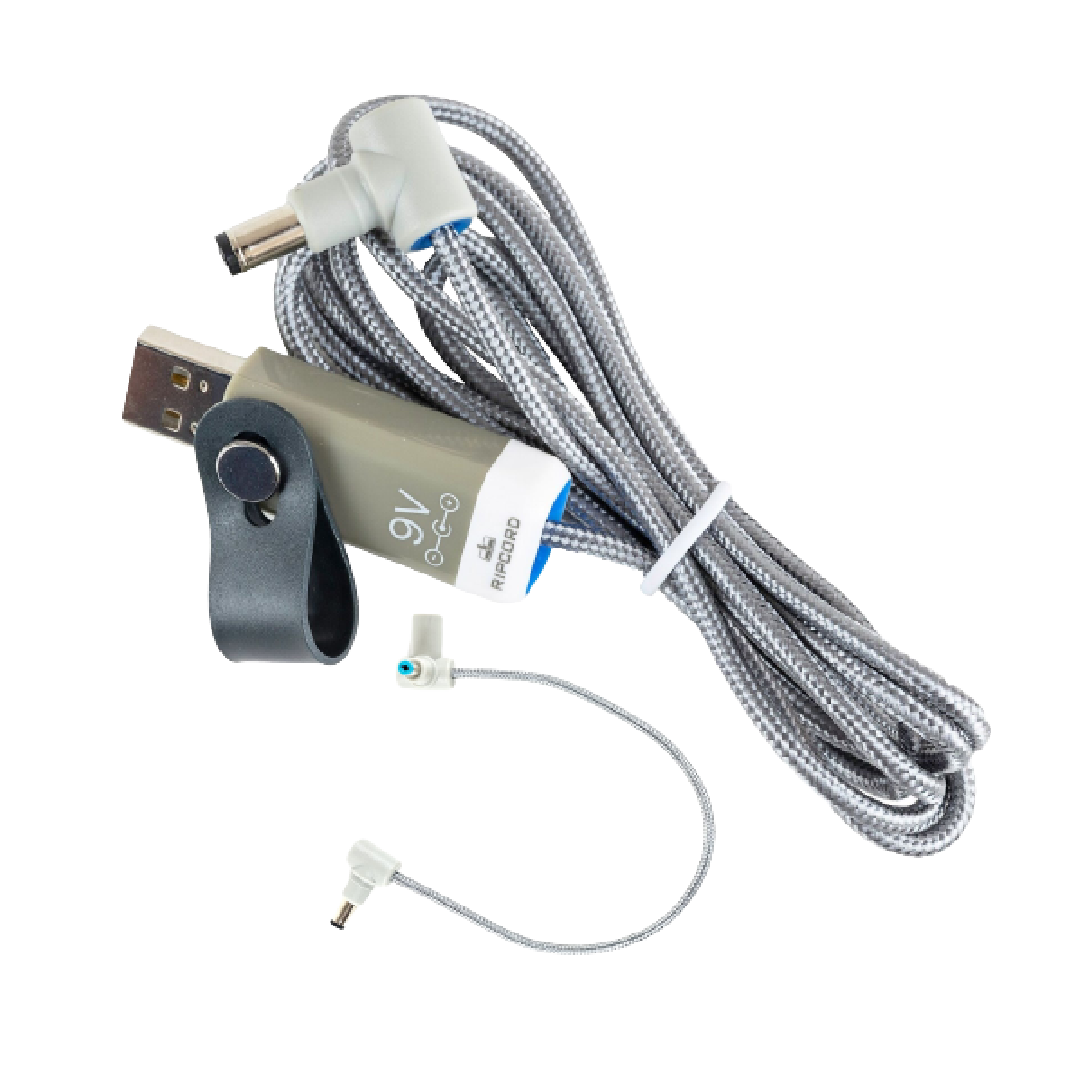 Ripcord 9V USB 轉 DC 電源線 USB轉直流電線材 內含一條 Crazy Chain 分接線