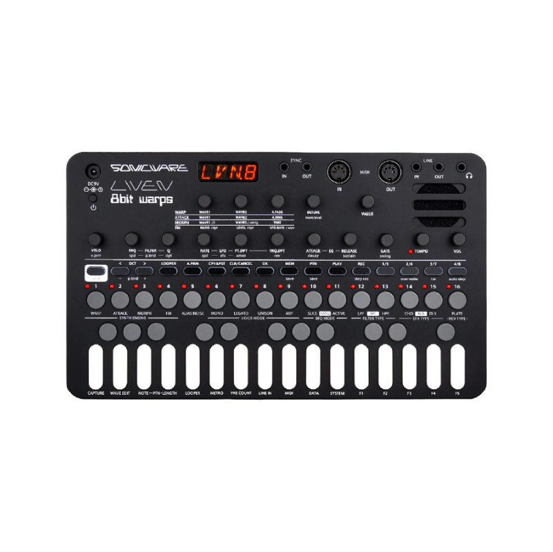LIVEN 8 Bit Warps 合成器音源 8Bit