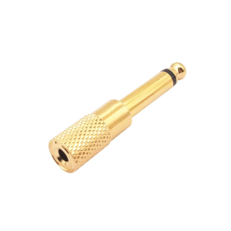 3.5 轉 6.3 單聲道轉接頭 Mono（小轉大）