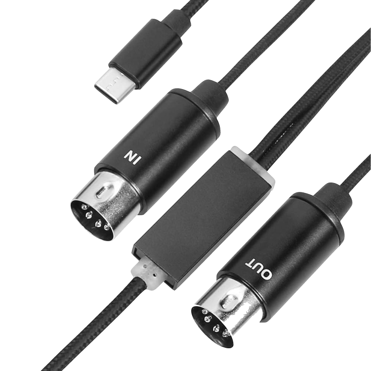 MIDI - USB-C 轉接線/介面