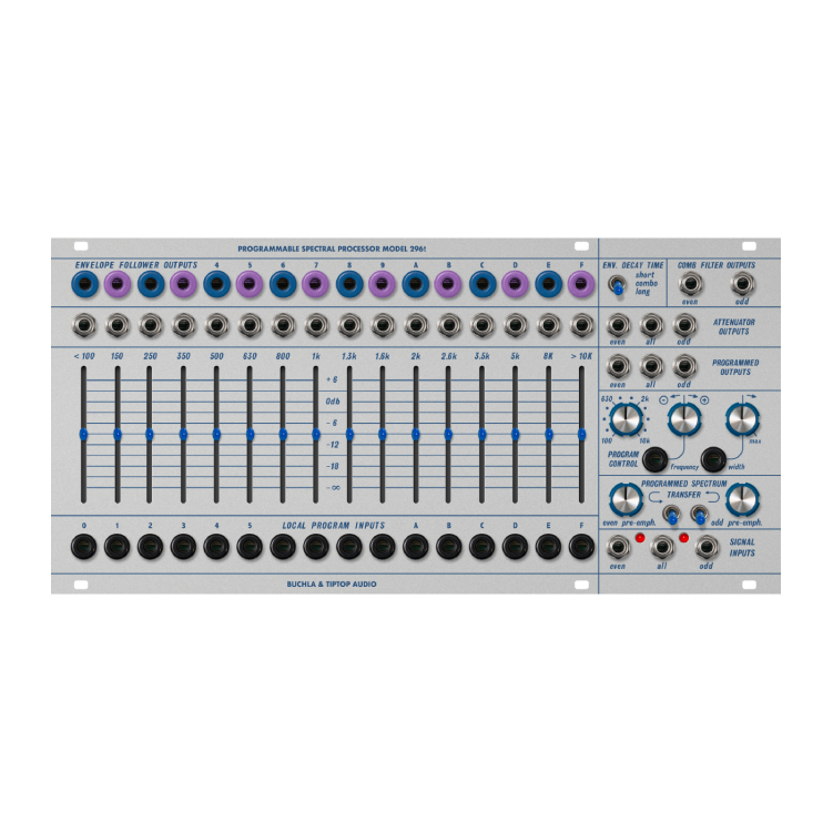 296t Programmable Spectral Processor Buchla x Tiptop Audio 系列模組化合成器