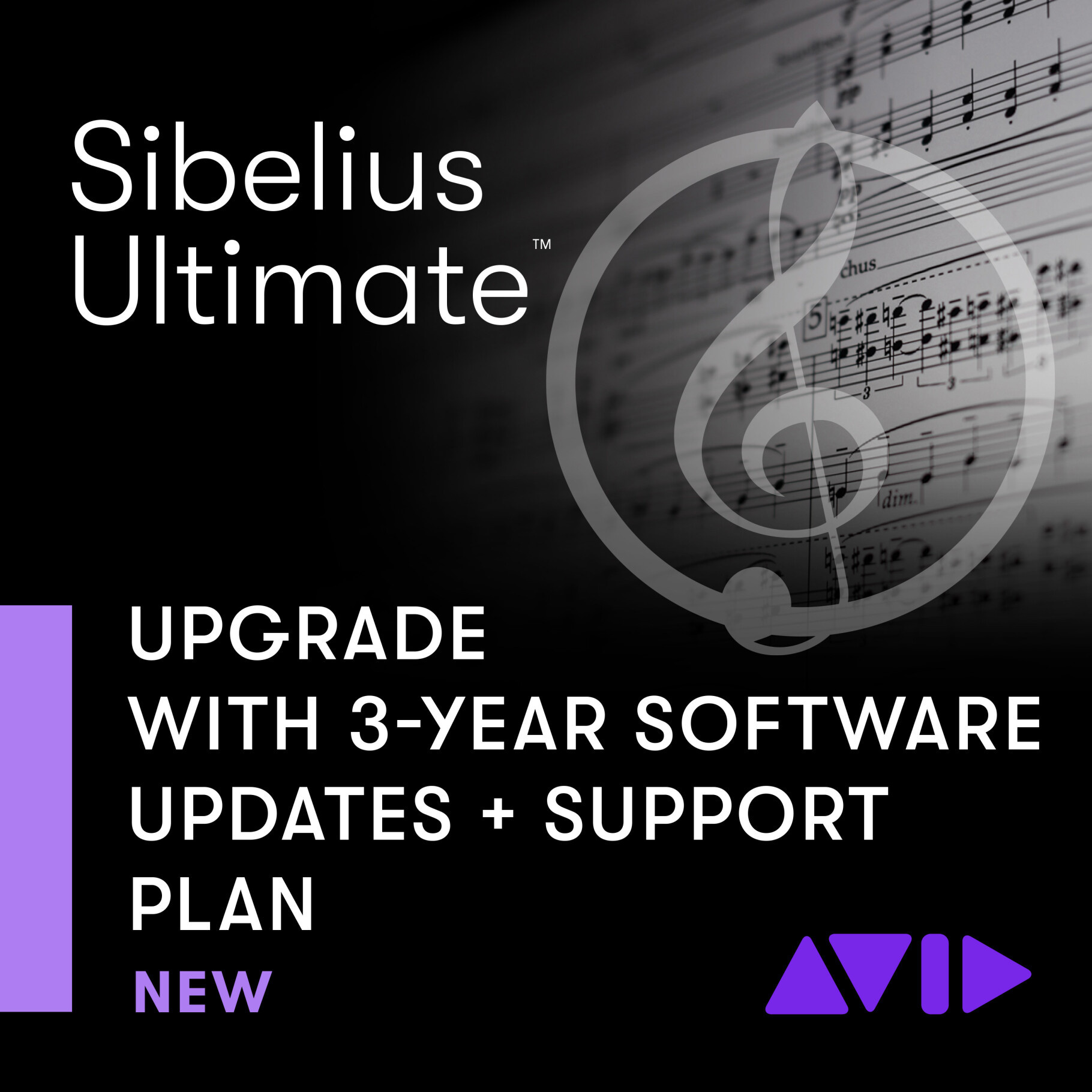 Sibelius Ultimate 樂譜製作軟體 永久授權版 升級 3 年期 軟體更新 + 支援
