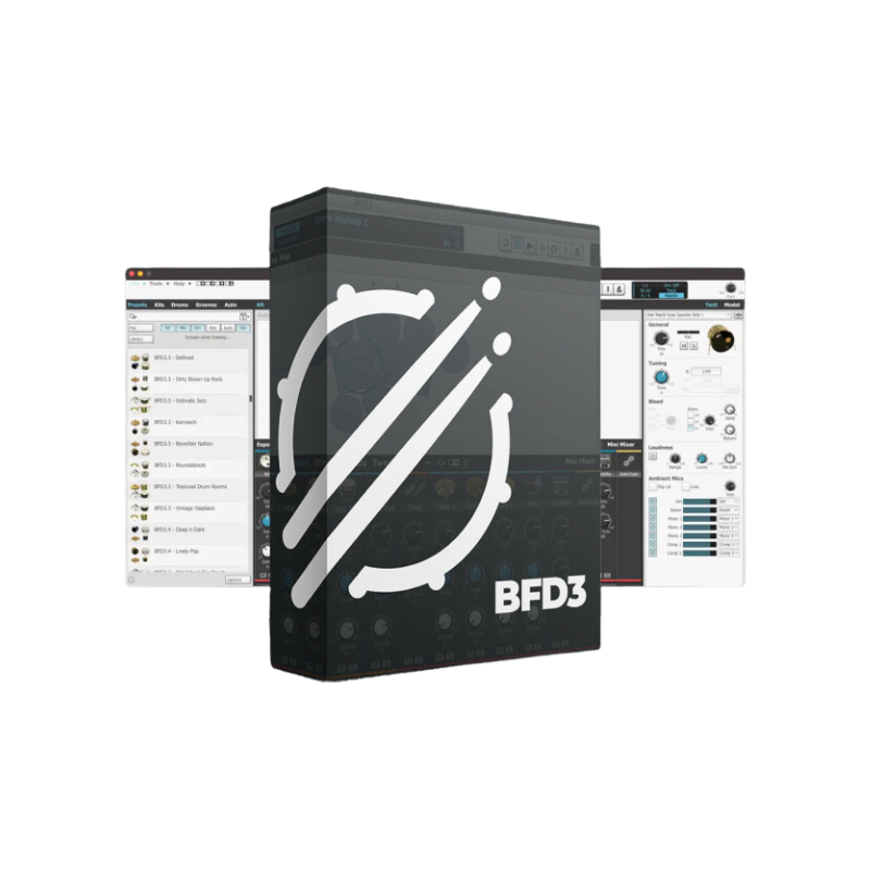 BFD3 爵士鼓組音色軟體 Plugin (下載版)