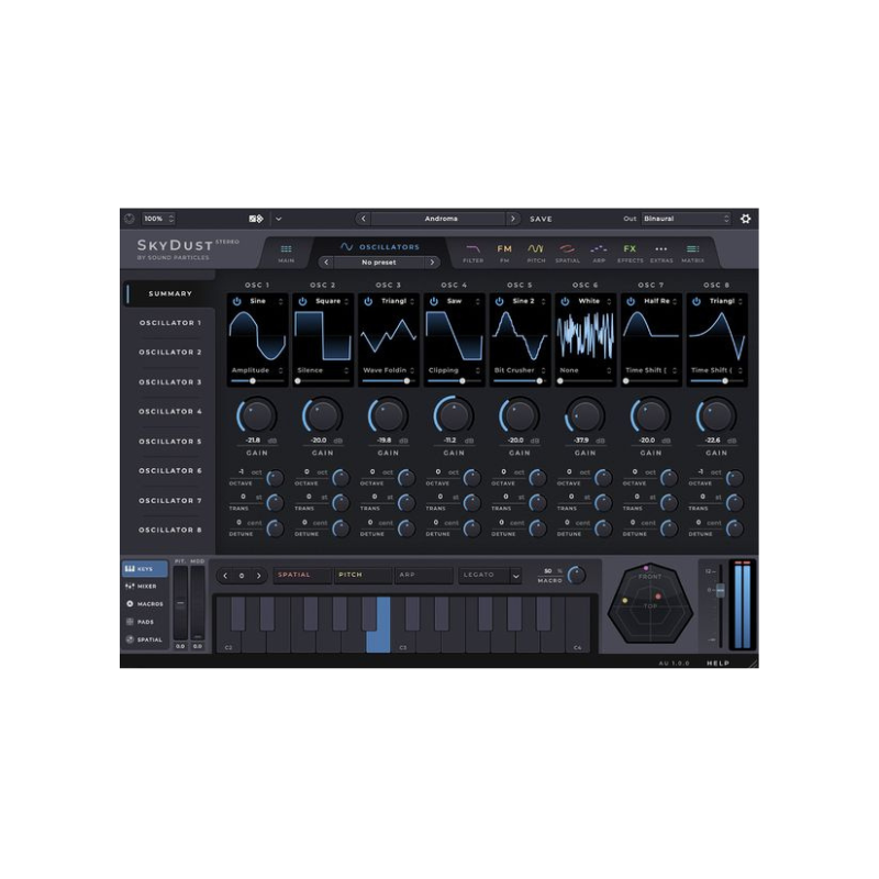 SkyDust Stereo 合成器音源軟體 Plugin (下載版)