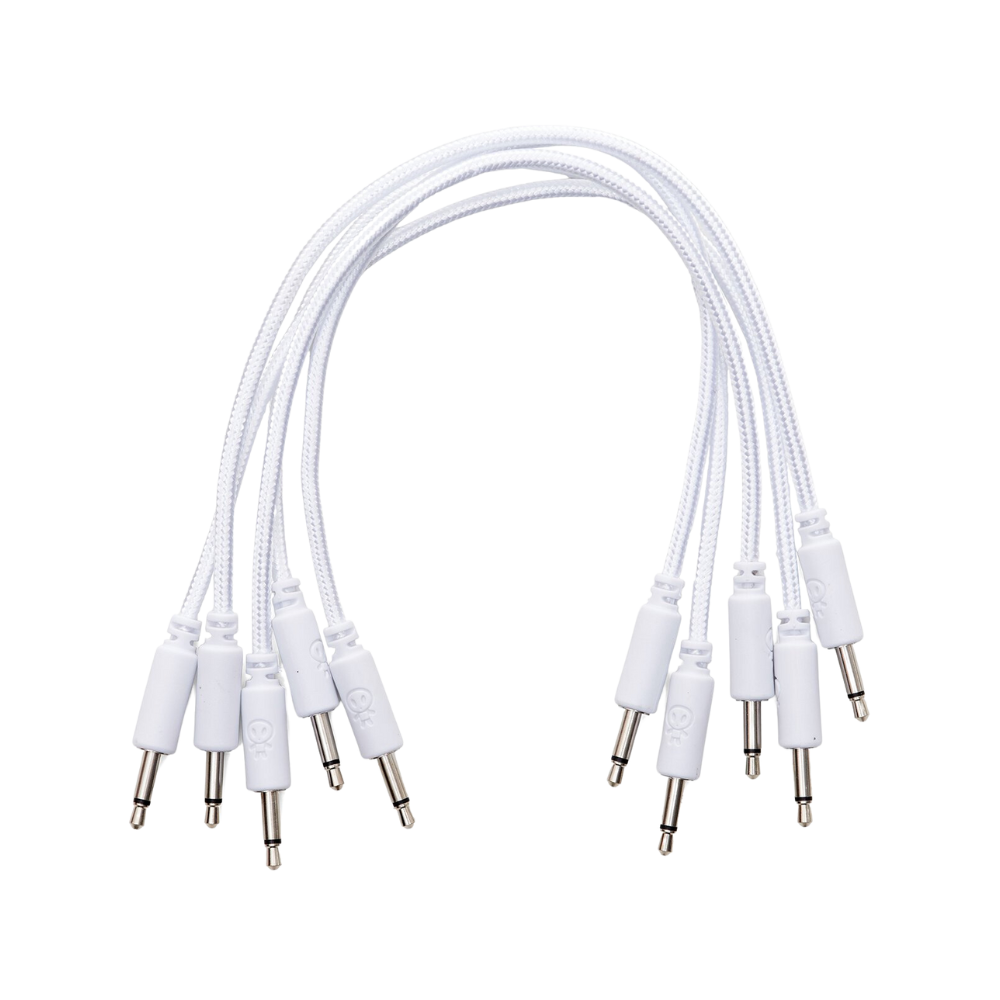 30CM Patch Cable 編織線 CV線 Eurorack 模組化合成器線材 一包五條