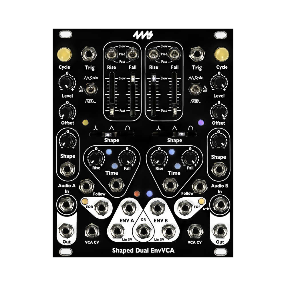 Shaped Dual EnvVCA (ShEV) 模組化合成器
