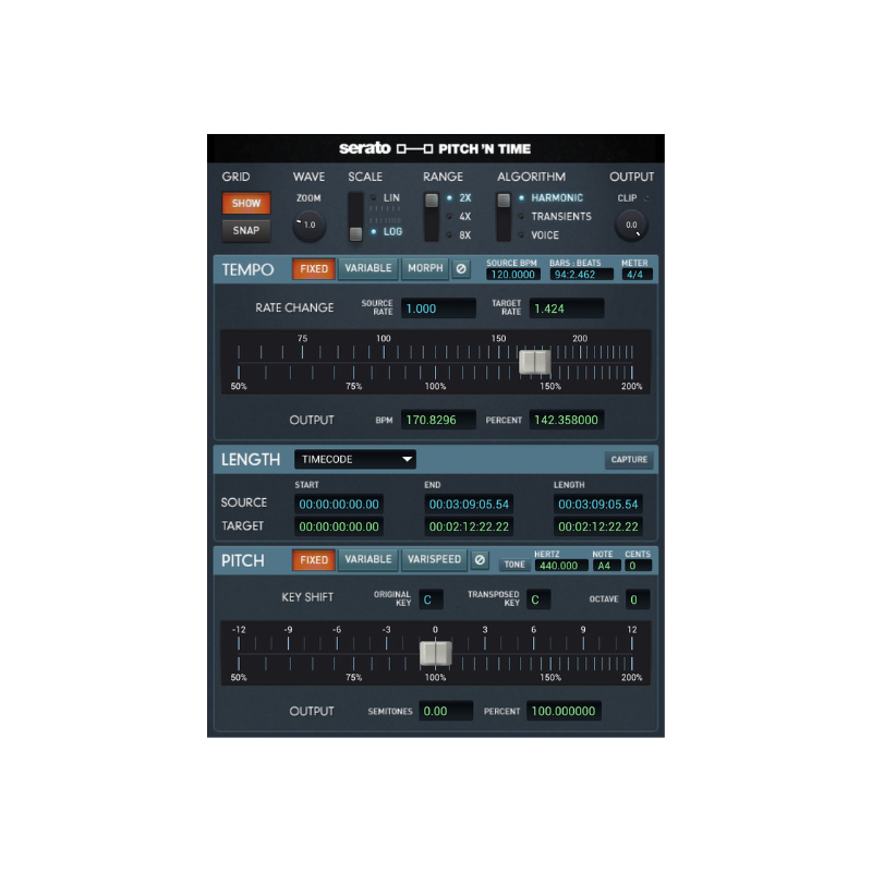Pitch ‘n Time Pro 音高與速度轉換工具軟體 Plugin 專業版 (下載版)