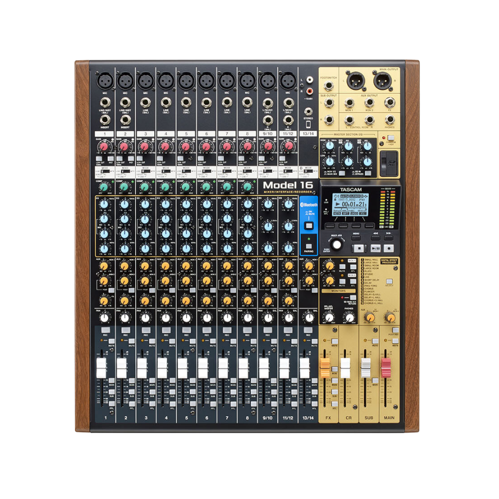 Model 16 數位混音器 多功能介面