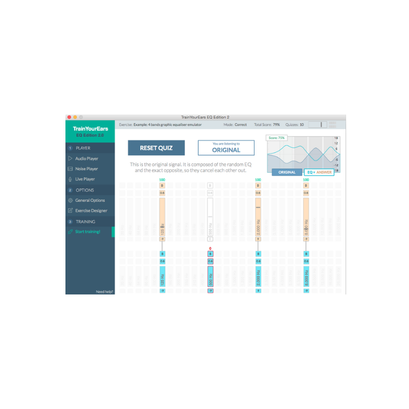 EQ Edition 2 人耳頻率訓練軟體 (下載版)