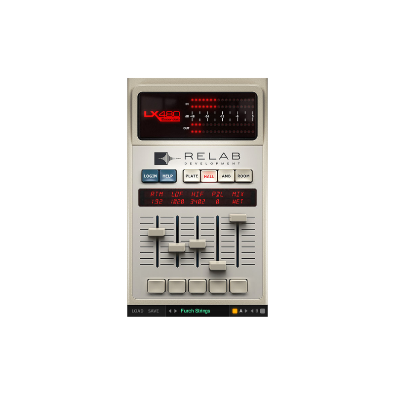 LX480 Essentials Reverb 效果器 Plugin (下載版)