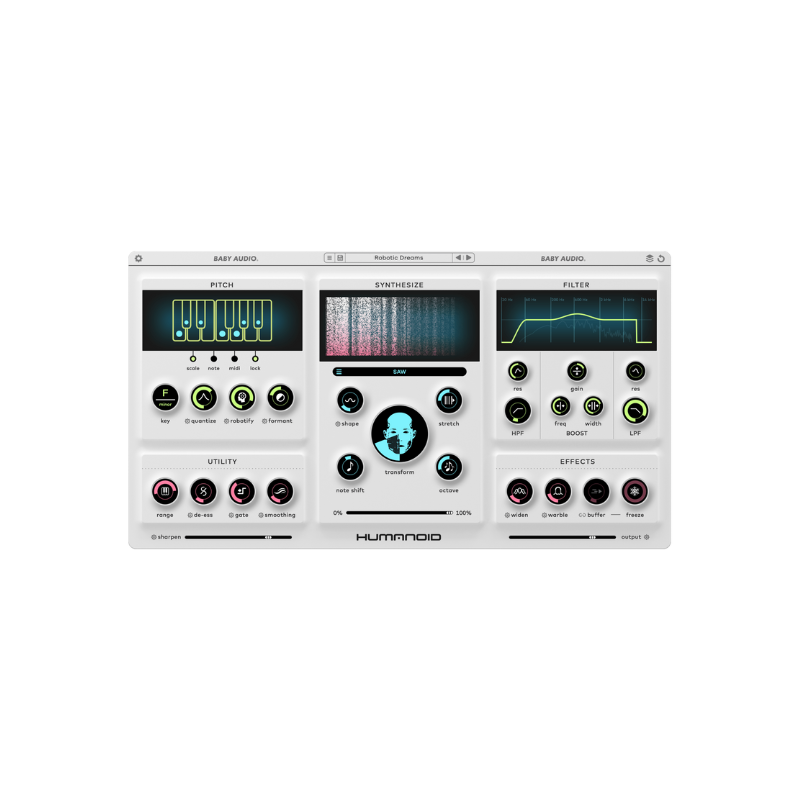 Humanoid 音高校正效果器 Plugin (下載版)