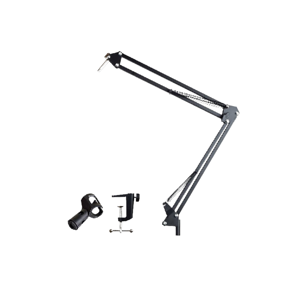 小型桌夾式麥克風架