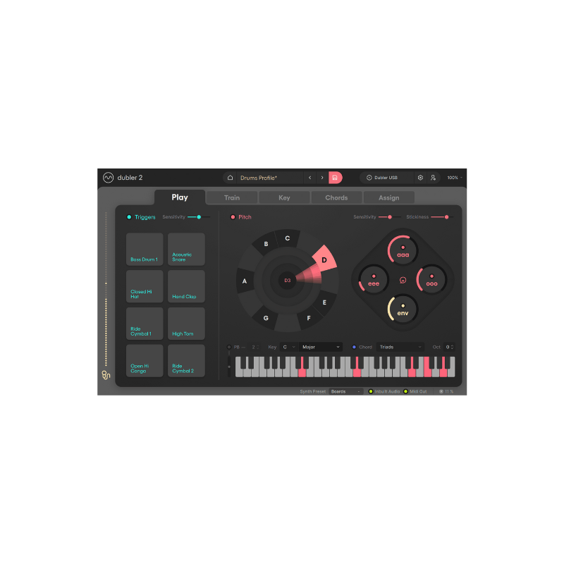 Dubler 2 人聲轉 MIDI 軟體 Plugin (下載版)