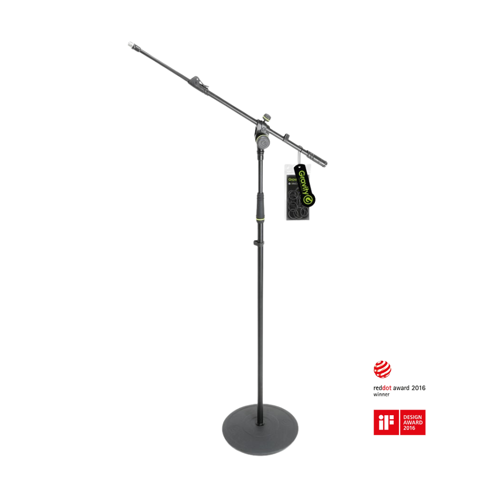 MS 2322 B 鑄鐵圓底盤麥克風支架 立地式麥克風架