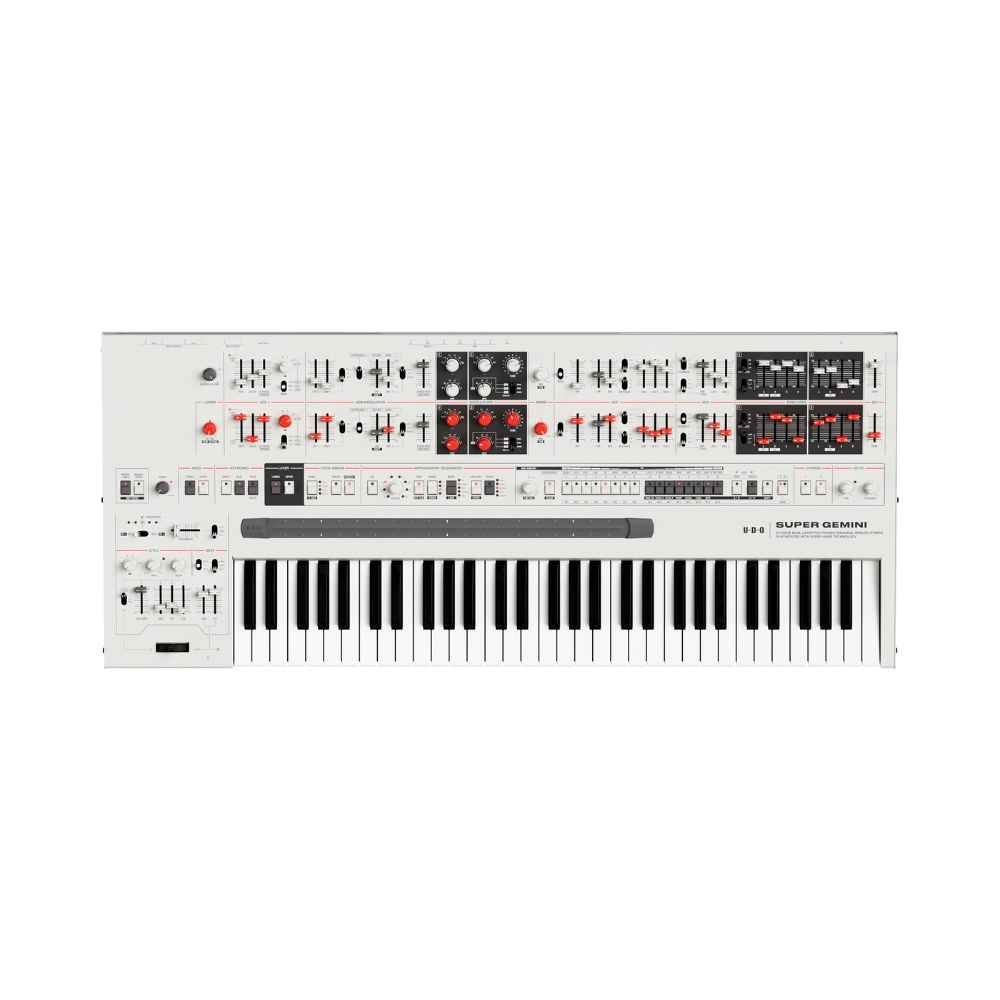 SUPER Gemini 合成器鍵盤 音源 白色款