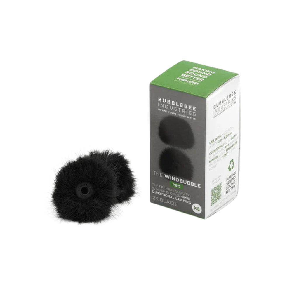 The Windbubble Pro 領夾式麥克風防風罩（雙件組）