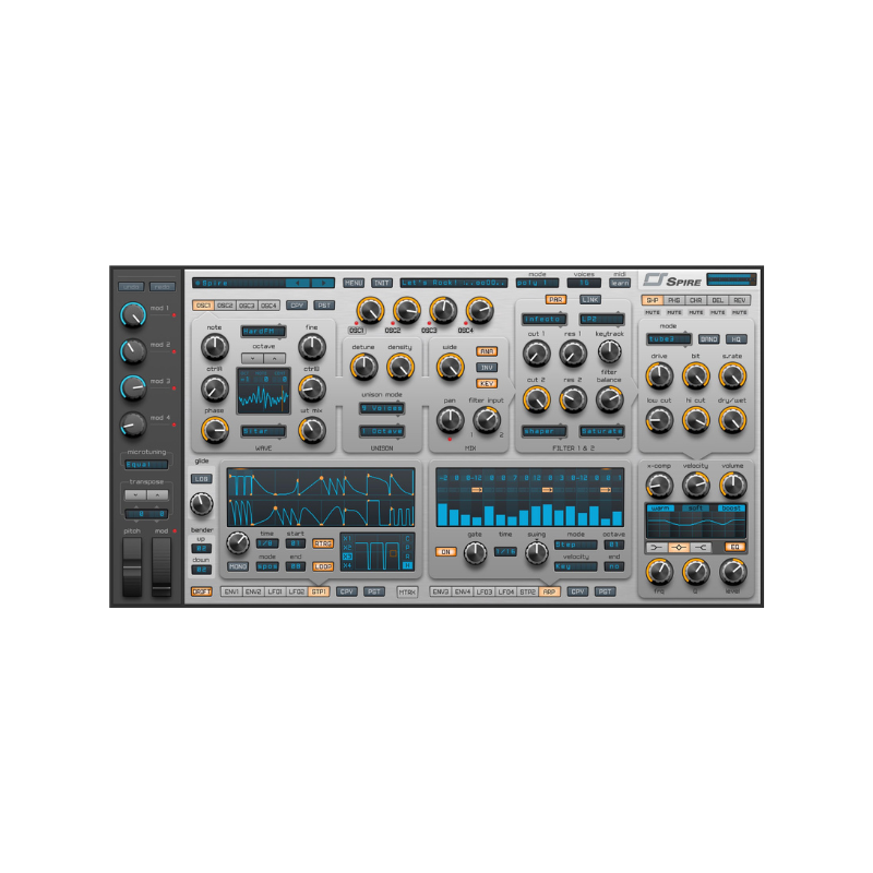 Spire 合成器音源 Plugin (下載版)