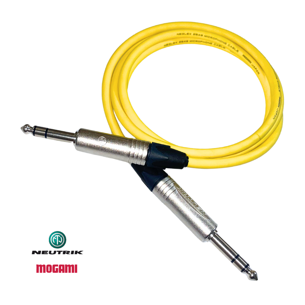 TRS 專業手工導線 彩色線材（2549+Neutrik 樂器導線 音源線）MG-TRS2549TRS-C