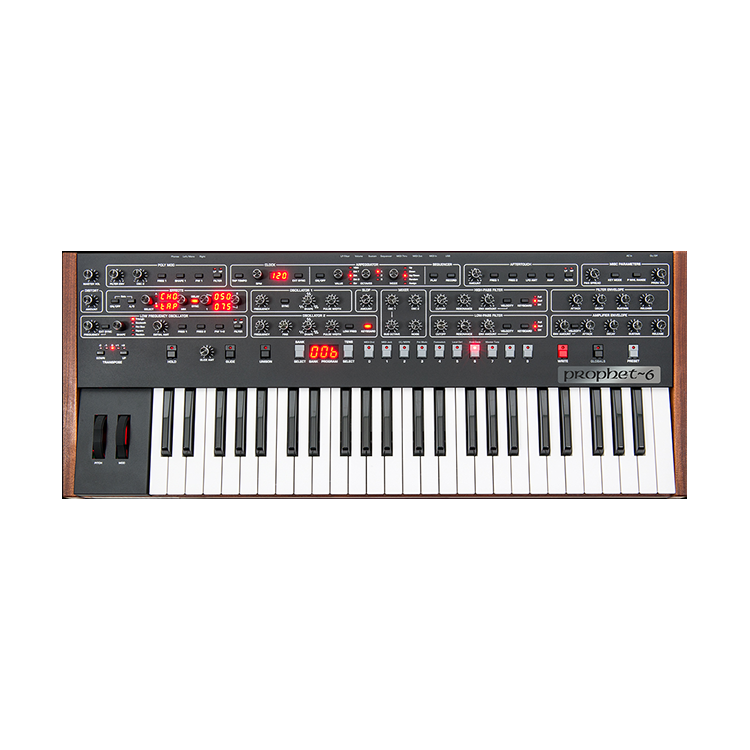 Prophet 6 合成器鍵盤