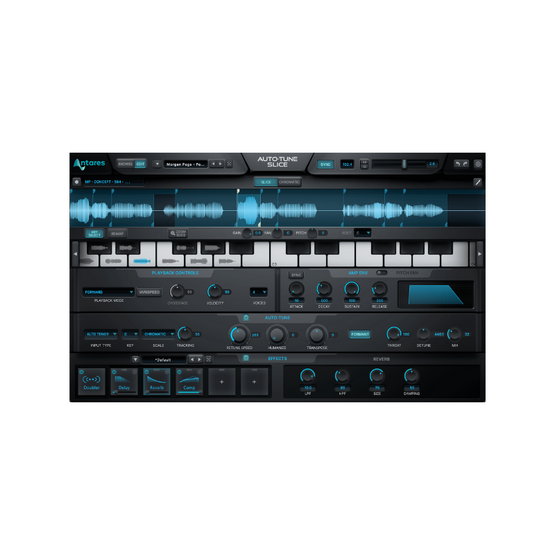 AutoTune Slice 人聲取樣效果器 Plugin (下載版)