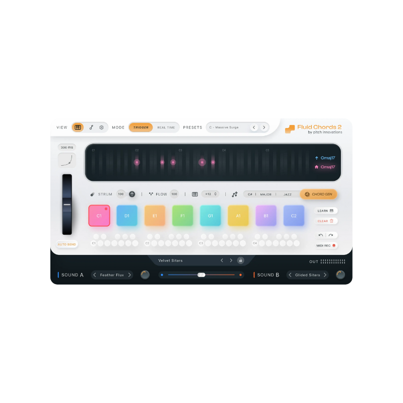 Fluid Chords 2 和弦序列效果器 (下載版)