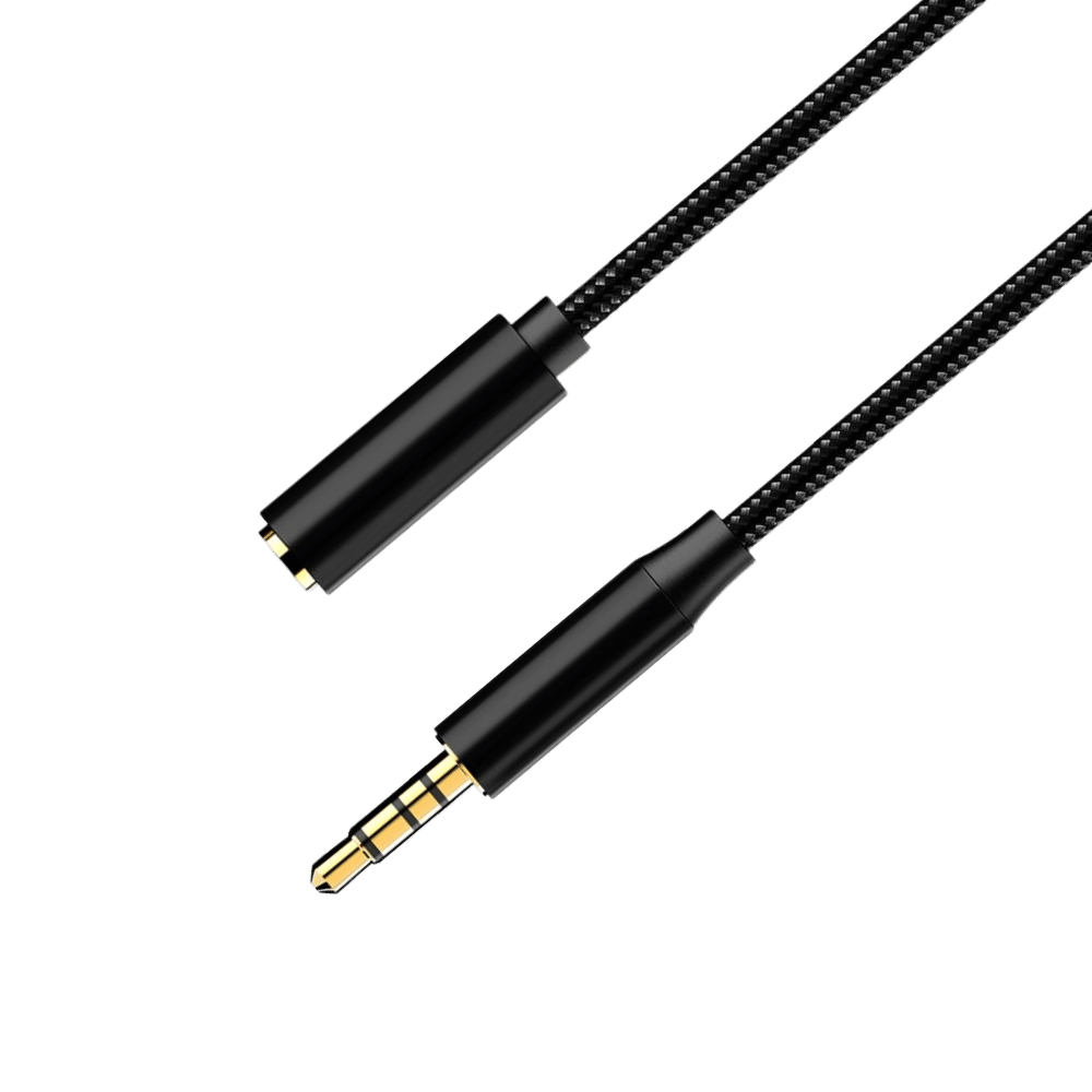 TRRS 3.5mm 公對母延長線 耳麥音源線