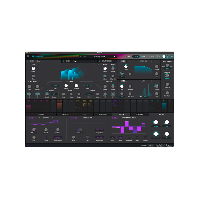 Pigments 6 合成器音源 Plugin (下載版)