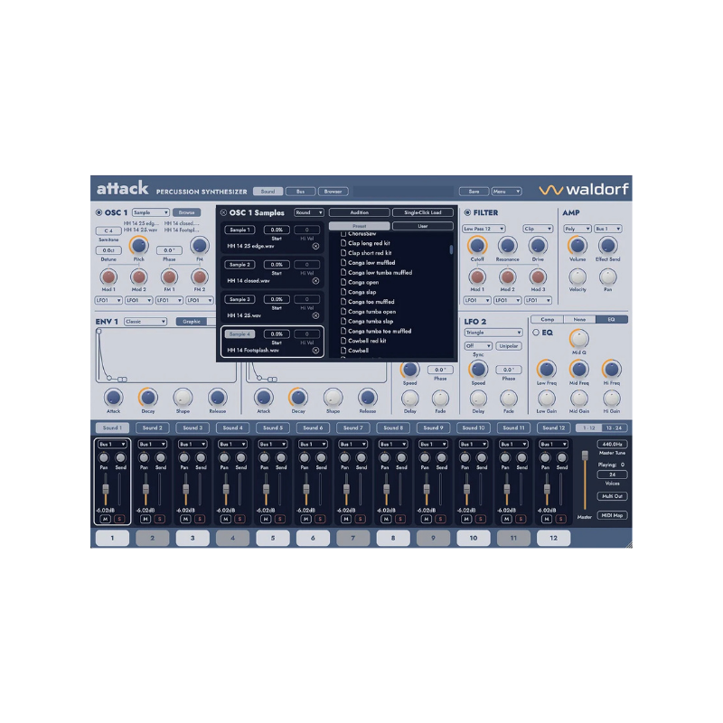 Attack 3 打擊合成器音源 Plugin