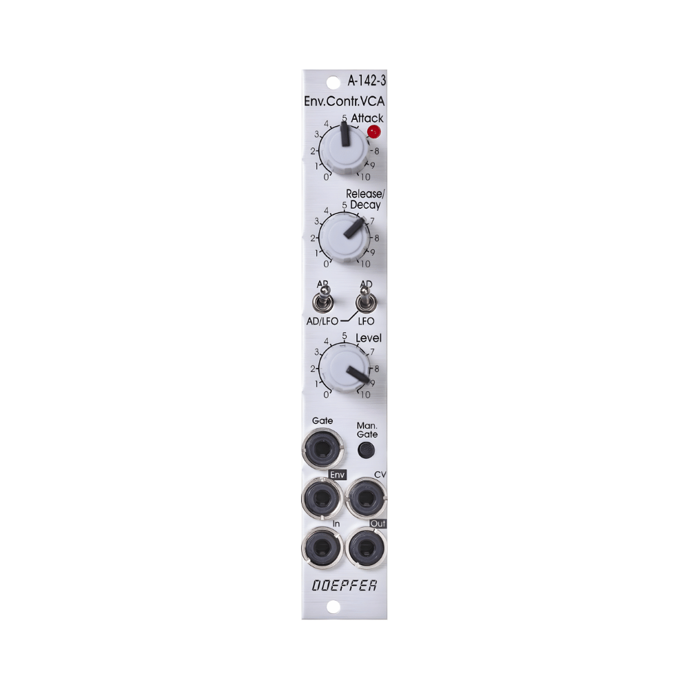 A-142-3 Envelope/LFO Controlled VCA 放大器模組
