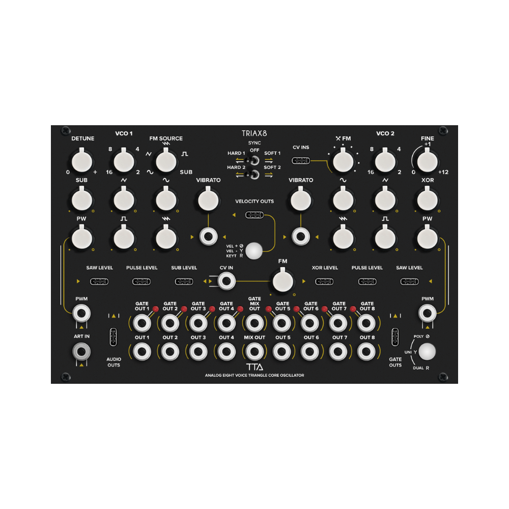 ART 系列 TRIAX 8 Polyphonic Analog VCO 模組