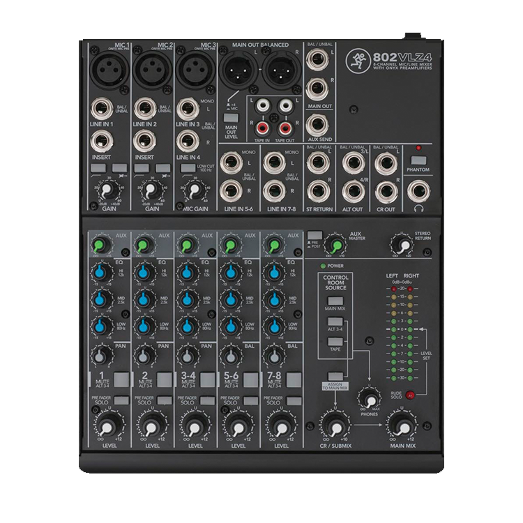 802VLZ4 8軌混音器 802 VLZ